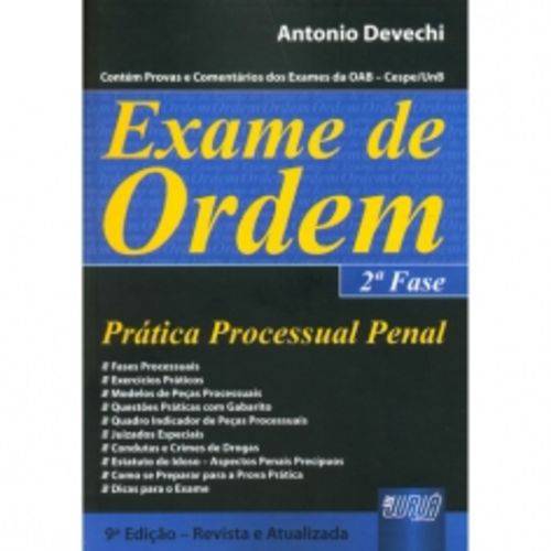 Exame de Ordem Pratica Processual Penal - Jurua
