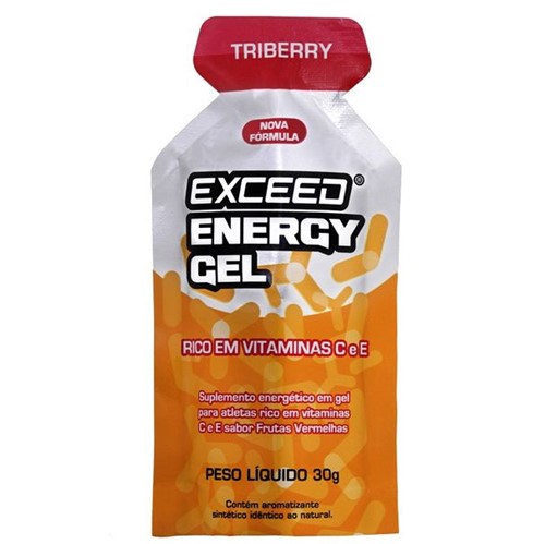 Exceed Energy Gel – 1 Sachê 30g - Triberry