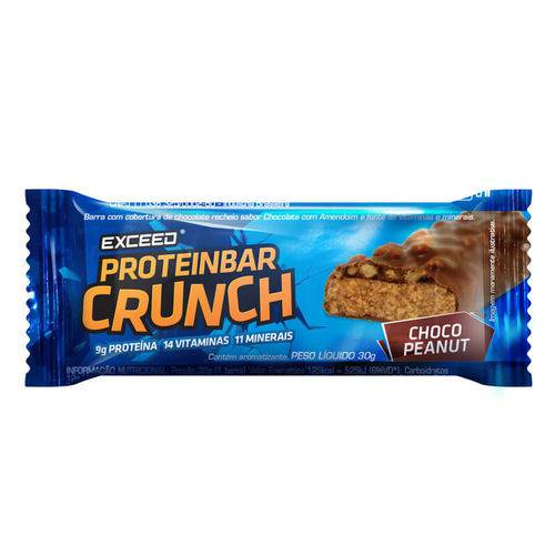Exceed ProteinBar Crunch - 1 Unidade -Choco Peanut