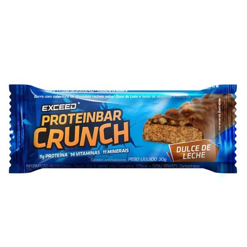 Exceed ProteinBar Crunch - 1 Unidade - Dulce de Leche