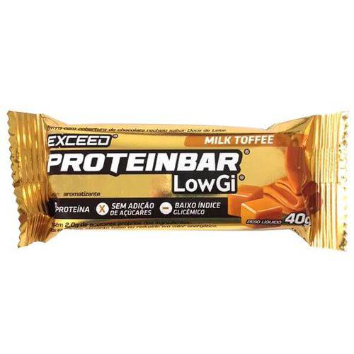 Exceed ProteinBar Low Gi Milk Toffee – 1 Unidade