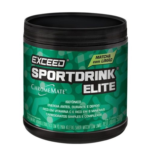 Exceed Sportdrink Elite Matcha C/ Limão - Pote 500g