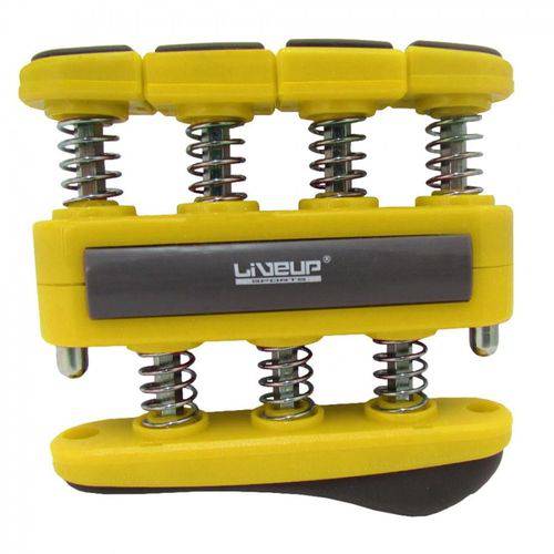 Exercitador de Mãos e Dedos Tipo Digiflex Liveup - Leve 3lbs / 1,36kg - Amarelo