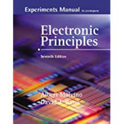 Experiments Manual To Accompany Electronic Principles [With CDROM]