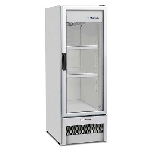 Expositor de Bebidas VB25R Metalfrio Refrigerador de Bebidas Branco 276 Litros VB25R 110v