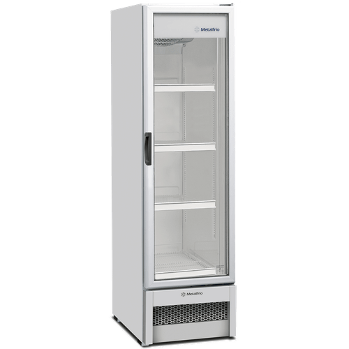 Expositor Refrigerado Vertical Metalfrio 324 Litros Frost Free Porta de Vidro VB28R 220V