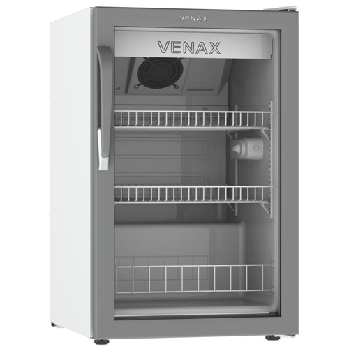 Expositor Vertical 100 Litros Venax VV100 Porta de Vidro Expositor Bebidas Vertical Refrigerado Vv100 Lit Venax 110v