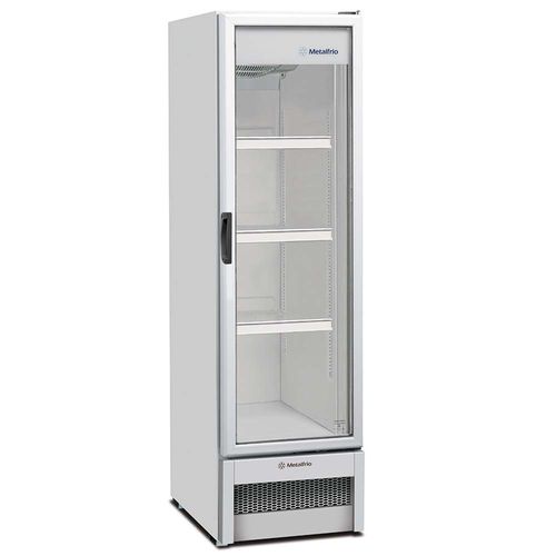 Expositor Vertical VB28R Metalfrio Refrigerador de Bebidas Branco 324 Litros VB28R 110v