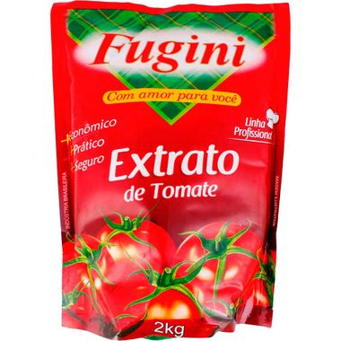 Extrato de Tomate Fugini Sachê 2kg