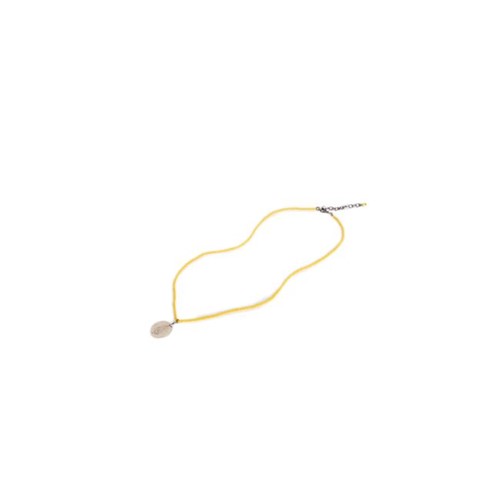Fábula | Colar Amuleto de Miçanga - Amarelo - U