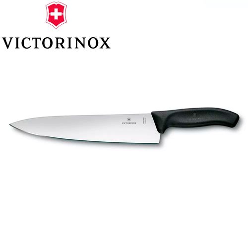 Faca Inox Chef Cabo Preto Swiss Classic 10" - Victorinox