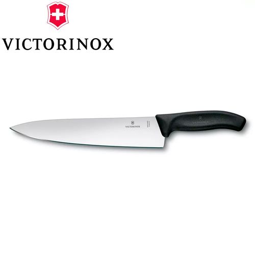 Faca Inox Chef Cabo Preto Swiss Classic 8" - Victorinox