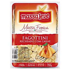 Fagottini Recheado com Carne Massa Leve 1Kg