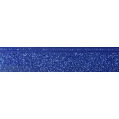 Faixa Cerâmica Importada Marmorizada Azul Borda Abaulada 10x45
