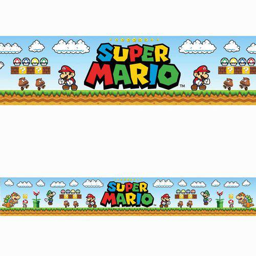 Faixa Decorativa Border Super Mario 3 M por 15 Cm