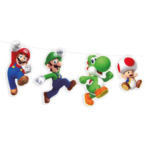 Faixa Decorativa Super Mario Personagens
