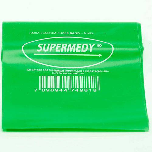 Faixa Elástica Superband Verde - Supermedy
