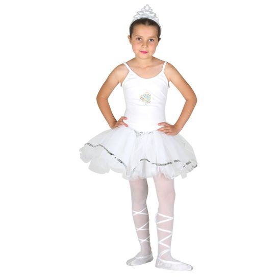 Fantasia Bailarina Branca Infantil M