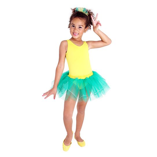 Fantasia Bailarina Brasileirinha Infantil G