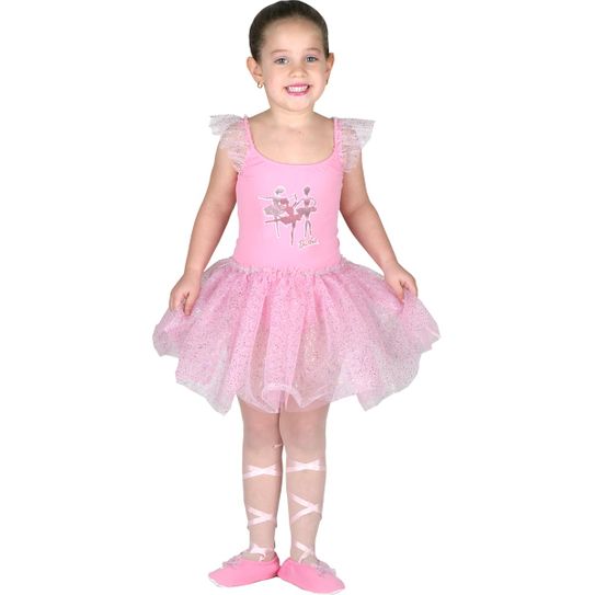 Fantasia Barbie Bailarina Infantil P