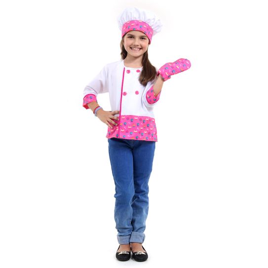 Fantasia Barbie Cozinheira Infantil P