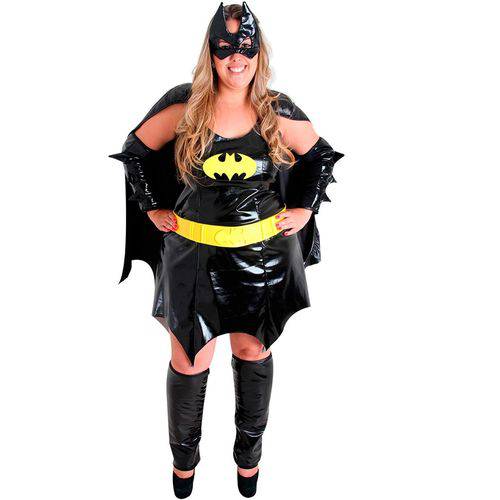 Fantasia Batgirl Adulto Luxo Plus Size