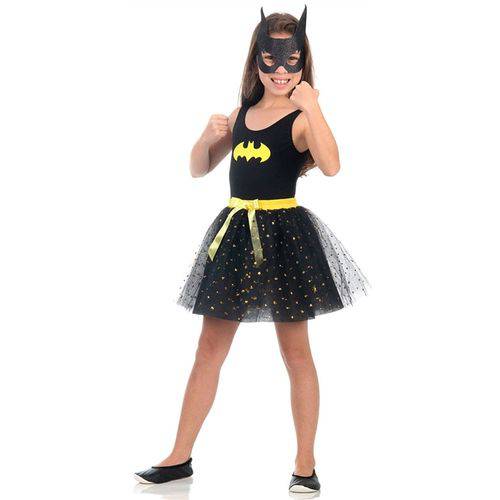 Fantasia Batgirl Infantil Dress Up Original Dc Comics Sulamericana 16309