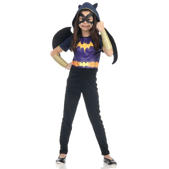 Fantasia Batgirl Infantil - Super Hero Girls P