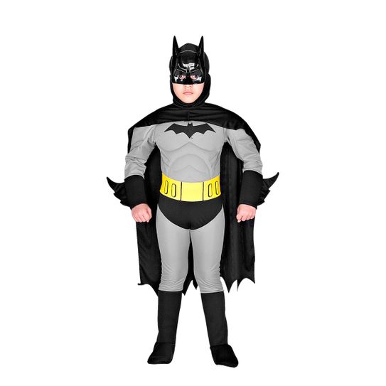 Fantasia Batman Infantil com Peitoral - Luxo P