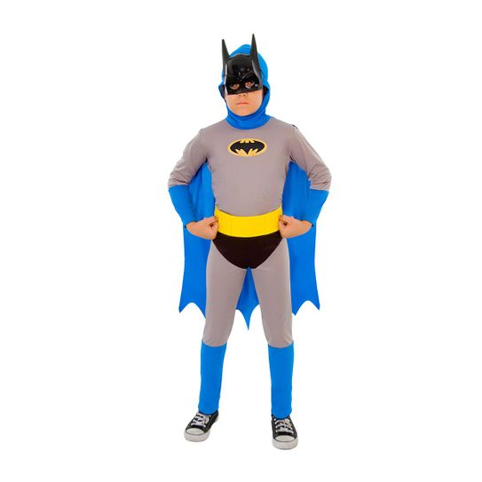 Fantasia Batman Infantil Standard - os Bravos e Destemidos G
