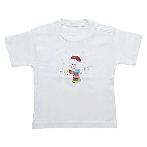 Fantasia Camiseta de Boneco de Neve - Natal - Quimera Kids