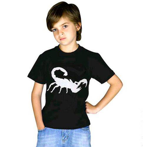Fantasia Camiseta Halloween de Escorpião Infantil Sulamericana