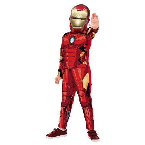 Fantasia Clássica Luxo - Homem de Ferro - Avengers - Marvel - Global Fantasias