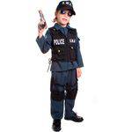 Fantasia de Policial Swat Infantil Luxo - P 2 - 4