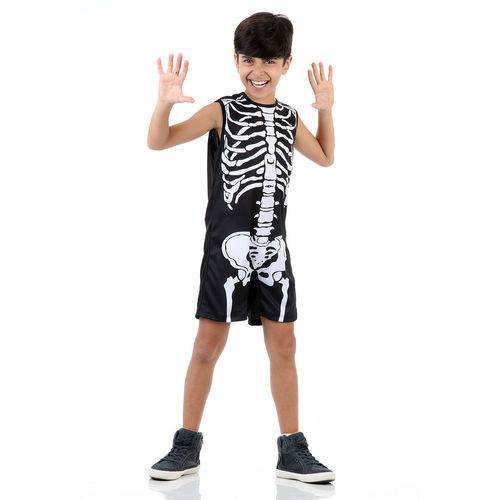 Fantasia Esqueleto Infantil Super Pop