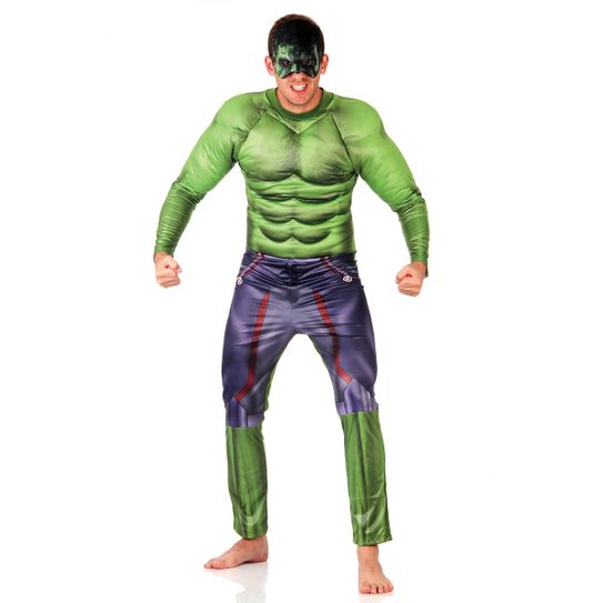 Fantasia Hulk Adulto - Vingadores P