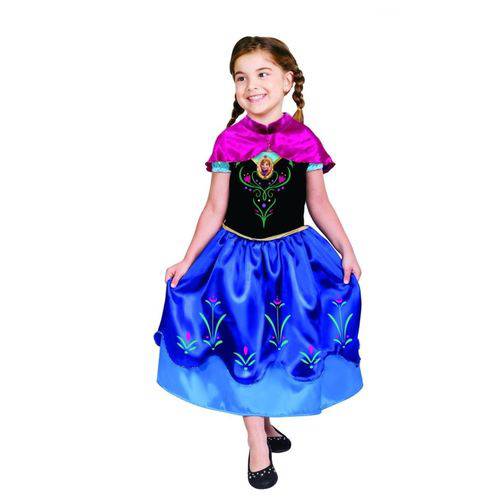 Fantasia Infantil - Disney Frozen Anna Luxo - Tam. M - Rubies 1031