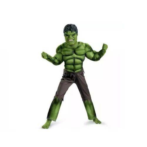 Fantasia Infantil Incrível Hulk Tam G