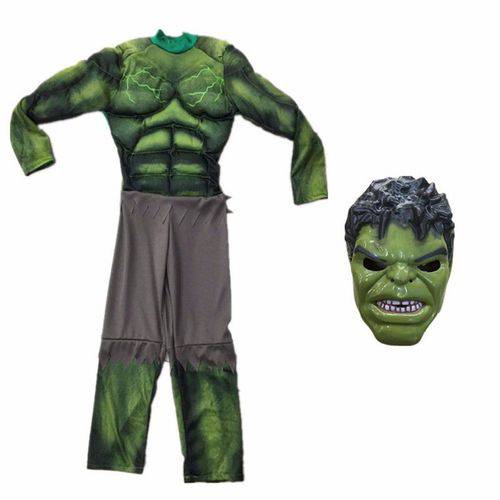 Fantasia Infantil Incrível Hulk Tam G