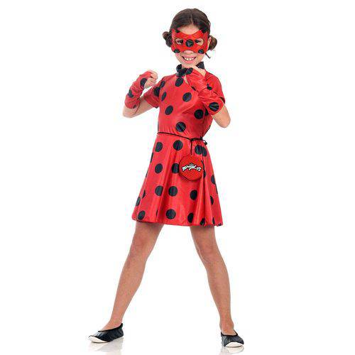 Fantasia Infantil - Miraculous - Vestido Ladybug - Sulamericana