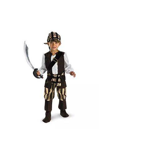 Fantasia Infantil Pirata Grande 10 - 12 Anos