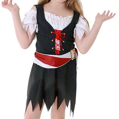 Fantasia Infantil Pirata Vestido Tam. P - Sulamericana