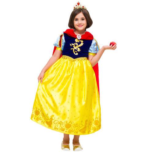 Fantasia Infantil - Princesa Branca de Neve Cintilante - Global Fantasias