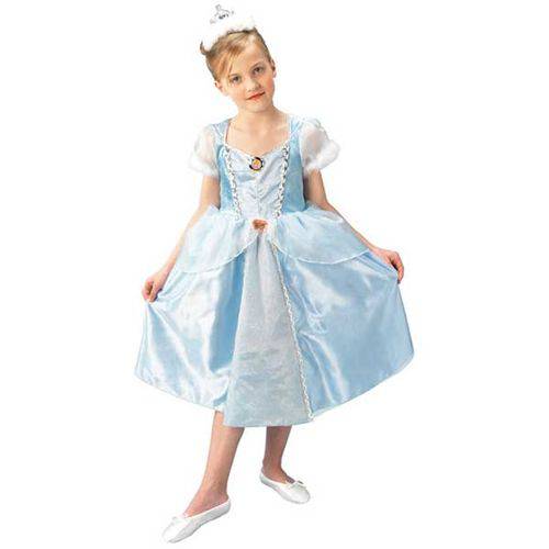Fantasia Infantil Princesa Cinderela Luxo – P