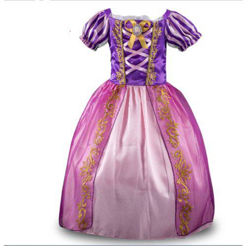 Fantasia Infantil Princesa Rapunzel Enrolados