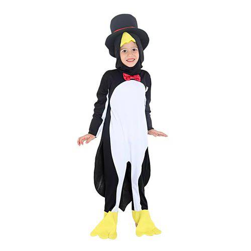 Fantasia Infantil Sulamericana Standard Pinguim Gg Preto/Branco