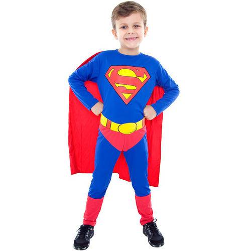 Fantasia Infantil Super Homem Standard P