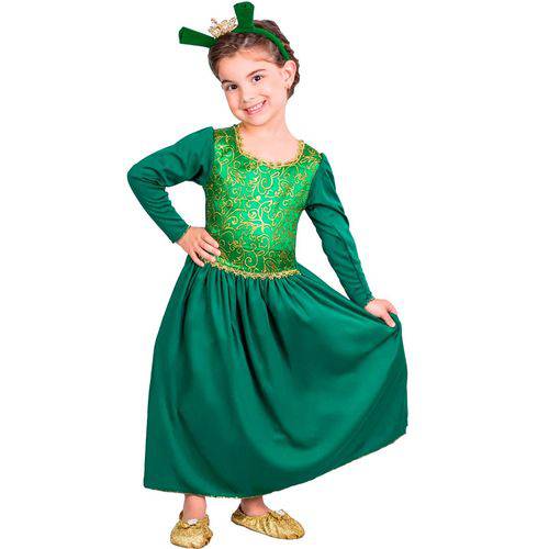 Fantasia Original Princesa Fiona Infantil