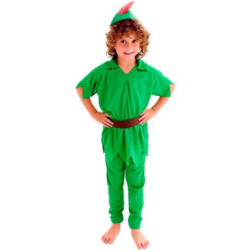 Fantasia Peter Pan Infantil Longa