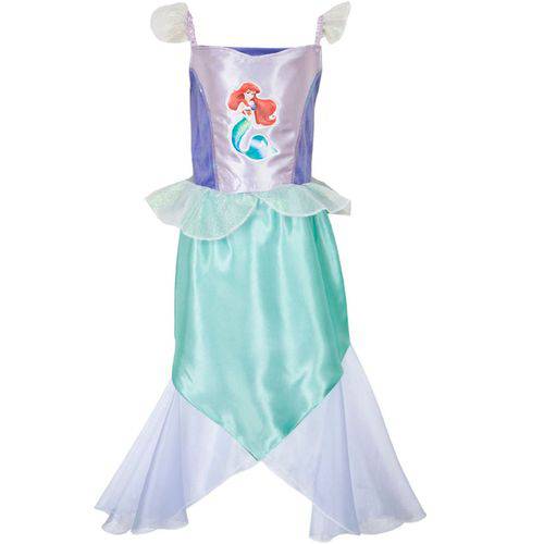 Fantasia Princesa Ariel (Pequena Sereia) Infantil Completa